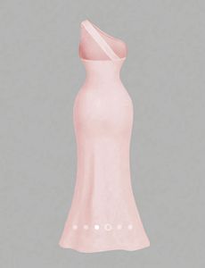 Chic One-Shoulder Ruched Maxi Dress