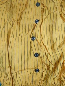 Striped Mustard Top