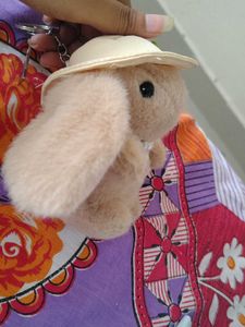 Cute Bunny Plush Toy with Pearls