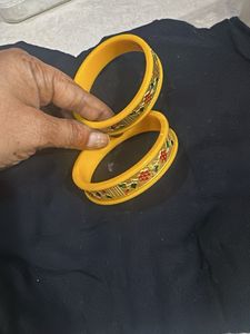 Beautiful Floral Bangle Set