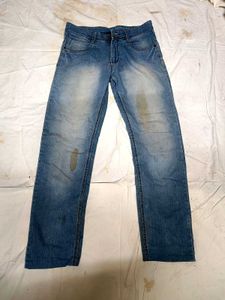 Men's Blue Wash Jeans