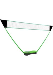 orange n black badminton net set