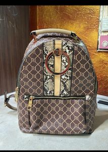 River Island Monogram Backpack