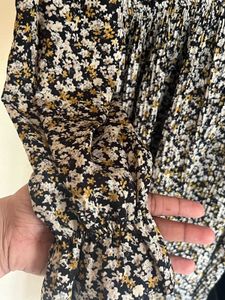 multi color floral top