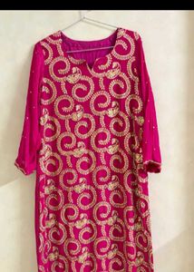 Heavy embroidery kurta set