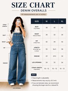 New Vintage wash Denim Overalls