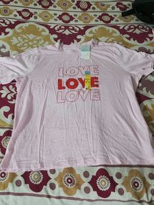 Cute Pink "Love" Graphic T-Shirt