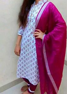 Kurta Pant With Dupatta &amp; Free Delivery