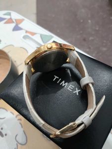 Elegant Gold-Tone Timex Wristwatch