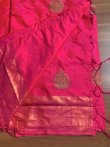 Price Drop💥💥 Beautiful Pink colour Silk Saree
