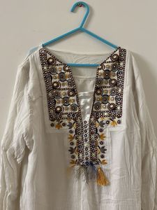 Embroidered Bohemian Style Top