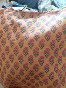 Yellow Floral Kurta Set with Dupatta