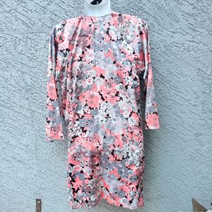 Floral Print Long Sleeve Dress