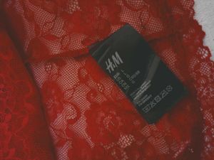 Red Lace H&amp;M Bodysuit