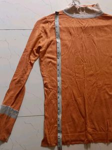 Orange Long Sleeve Top