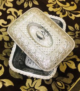 Modern Plastic Dishes &amp; Boxes Silver Colour