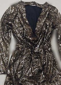 women's sequin embellished party dress