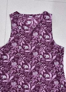 Floral Print Sleeveless Dress