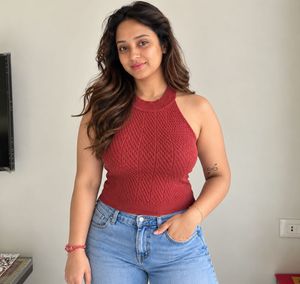 Chic Knit Halter Neck Top