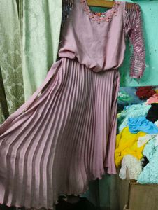 new Beautiful Pink Eid Dress for Girls