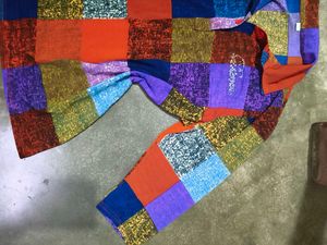 Patchwork Print Top