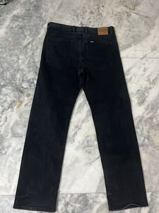 Classic Black Straight Leg Jeans