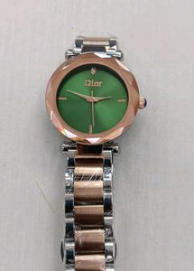 Stylish Dior Watch - Green Dial