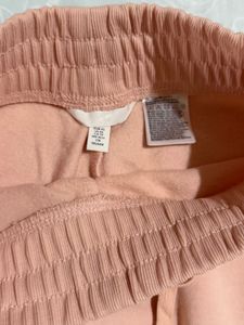 H&amp;M peach  Wide Leg Sweatpants