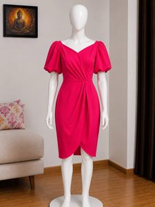 athena pink bodycon dress