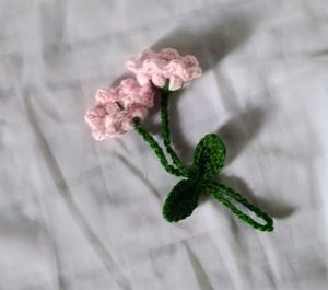 Crochet Cherry Blossom Charm