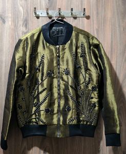 Embellished Bomber Jacket