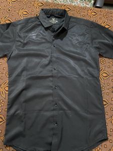 Classic Black Men's Button-Down Shirt