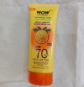 WOW Skin Science Japanese Yuzu Sunscreen Gel