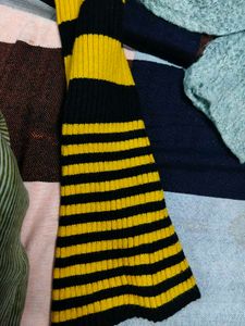 Striped Turtleneck Sweater
