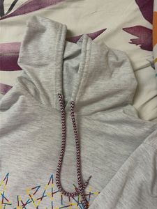 Grey Graphic Hoodie