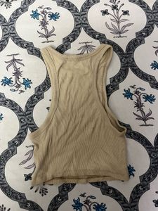 Ribbed Racerback Crop Top