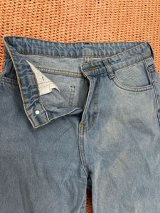 Light Wash Wide Leg Jeans