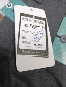F@40 Size-32 Men Pant