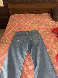 MANGO - Blue Denim Jeans