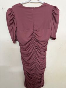 Stylish Ruched Cut-Out short Dress
