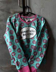 Donut Kill My Vibe Graphic Top