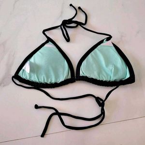 Embellished Triangle Bikini Top