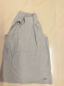 Grey Sleeveless Tank Top