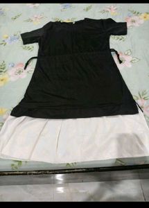 Black and white dress