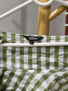 Checked Sleeveless Summer top