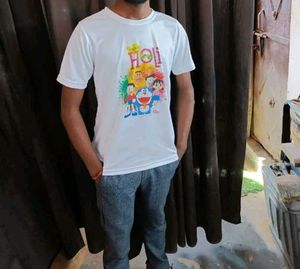 Happy Holi Doraemon Kids T-Shirt