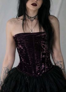 GOTHIC VELVET CORSET🖤🎗️