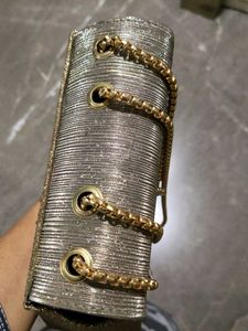 Sparkly Gold &amp;  copper Clutch Bag