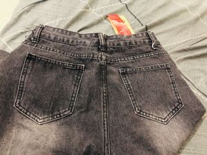 Stylish Grey Wash Denim Jeans