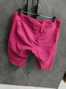 Bright Pink Capri Pants
